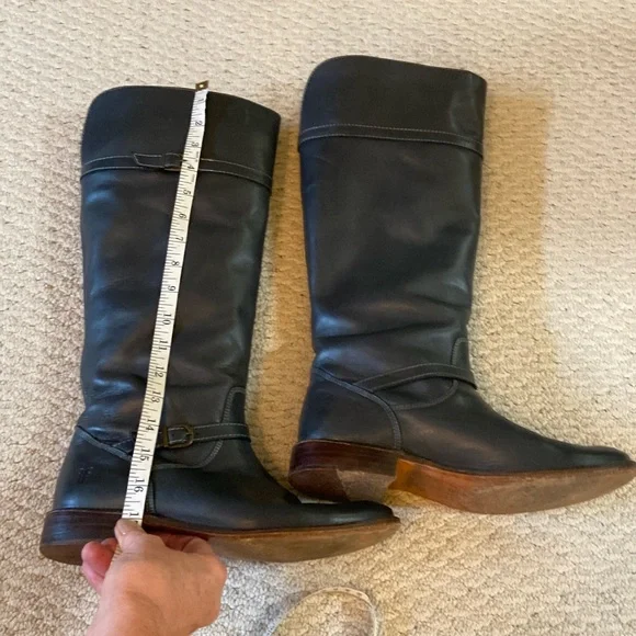 Frye Gray Heeled Boots for Women - Picture 3 of 15